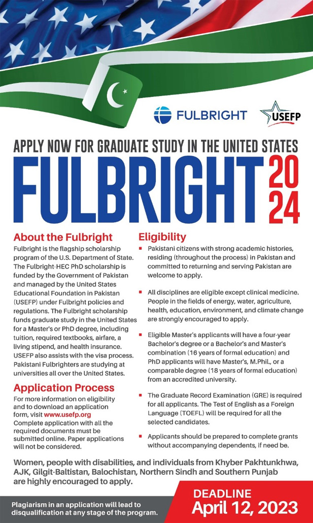 2024 Fulbright Student (Master’s and PhD) Program