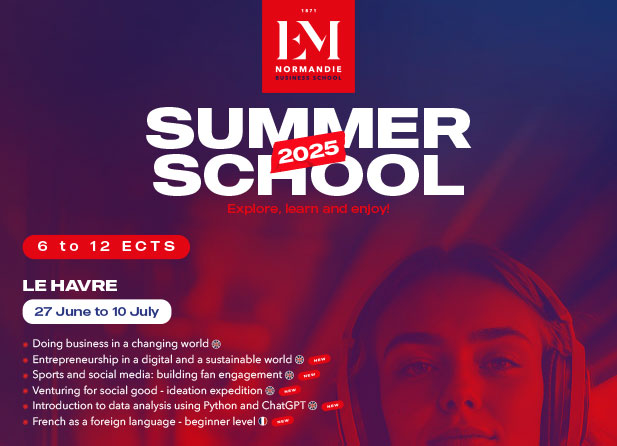 Call for applications is open for EM Normandie Summer School!