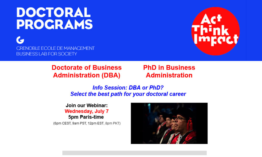 DBA or PhD Select the best path for your doctoral career