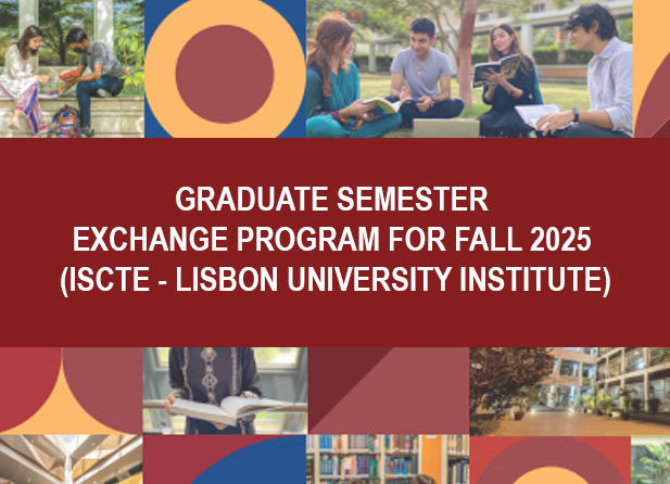 Graduate Semester Exchange Program for Fall 2025 (ISCTE - Lisbon University Institute)