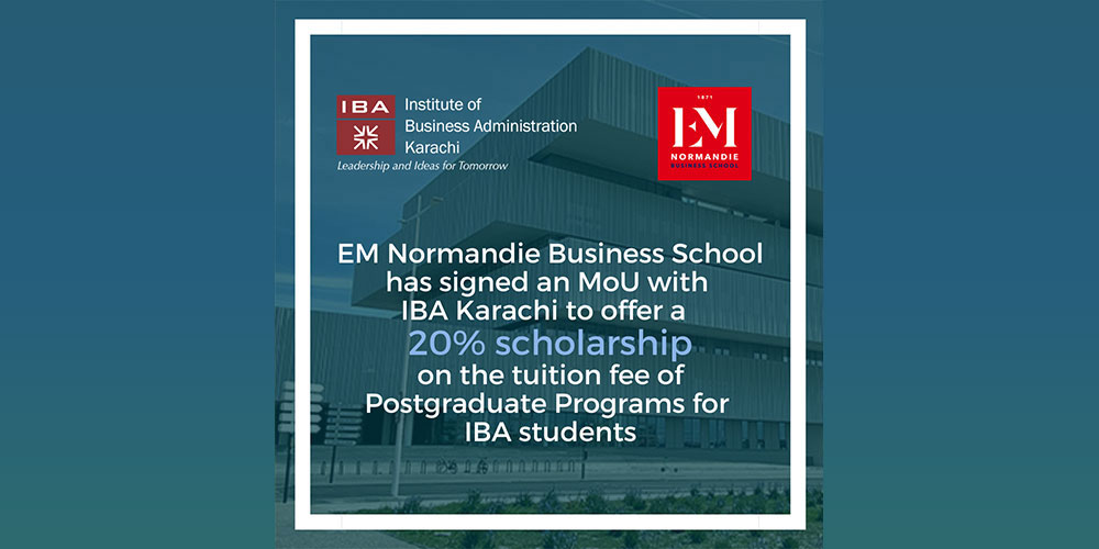 IBA Karachi and EM Normandie Business School Partnership