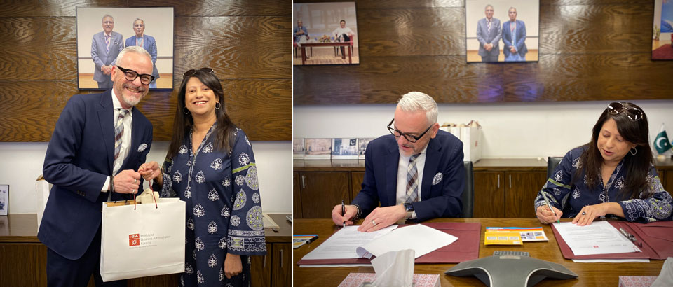 IBA Karachi and Queen Mary University sign an MoU