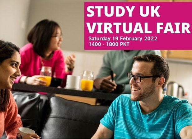 Study UK Virtual Fair, Pakistan - February 2022