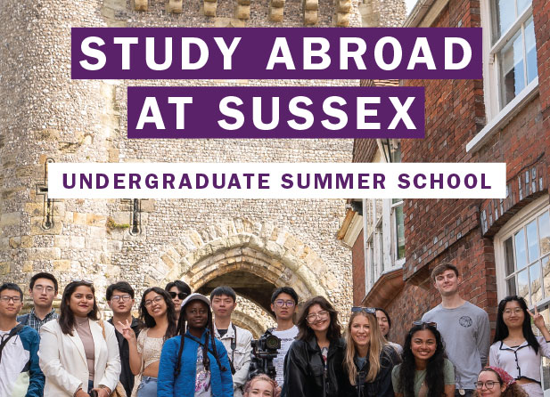 Undergraduate Summer School offered by University of Sussex