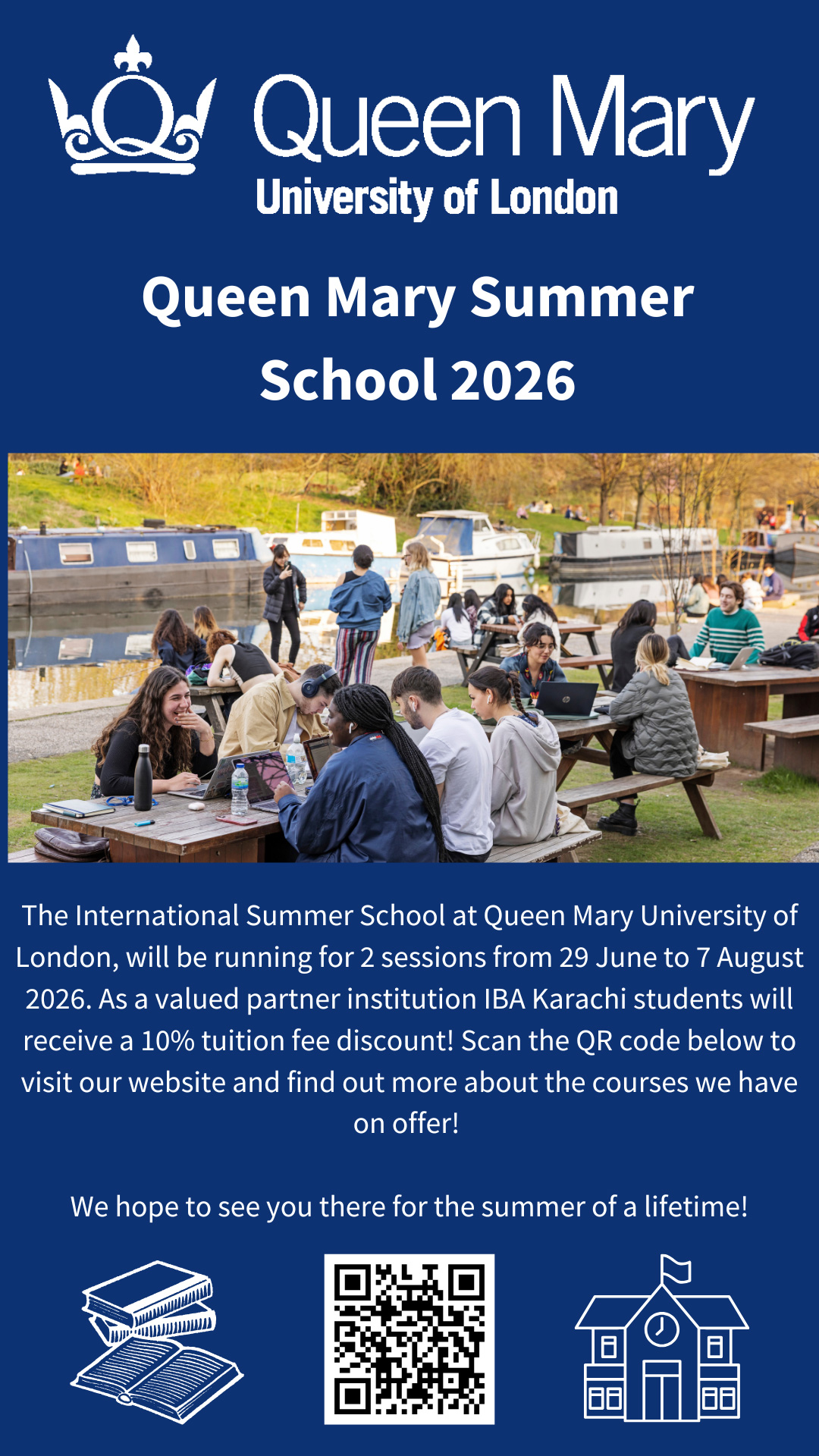 Applications are open for Queen Mary Summer School 2026!