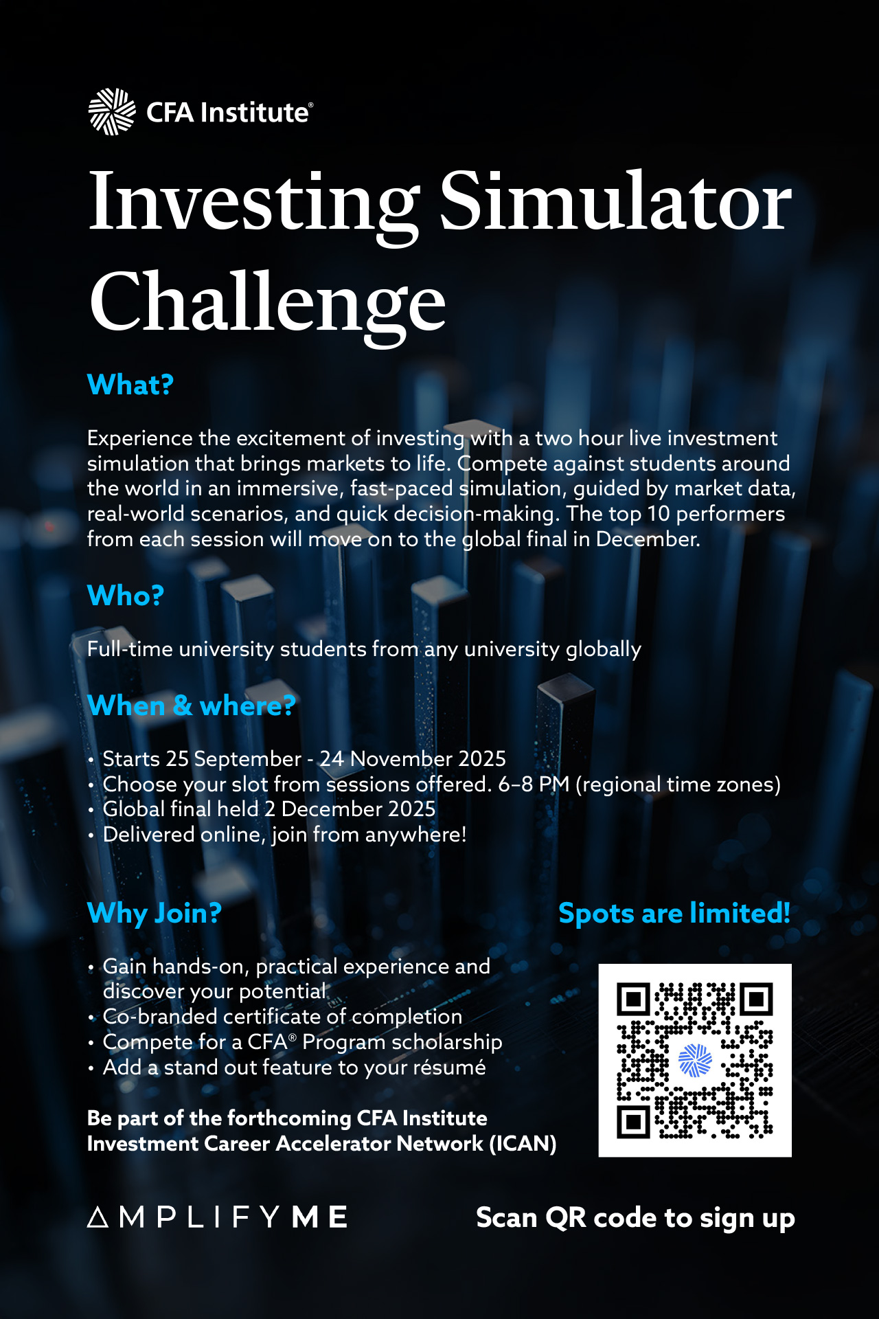 CFA Institute X AmplifyME Investing Simulator Challenge