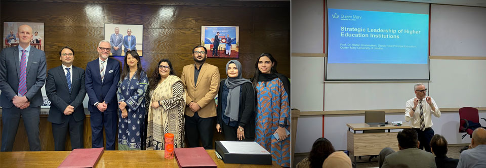 IBA Karachi and Queen Mary University sign an MoU