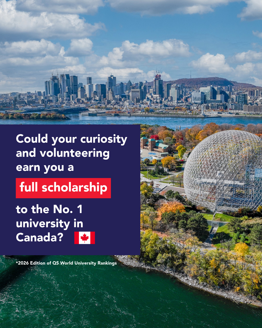 McCall MacBain Scholarships for Master’s Studies in Canada