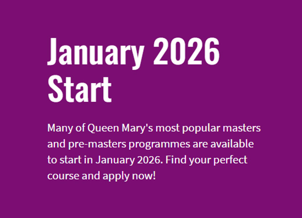 Queen Mary University London – Updates January Intake 2026