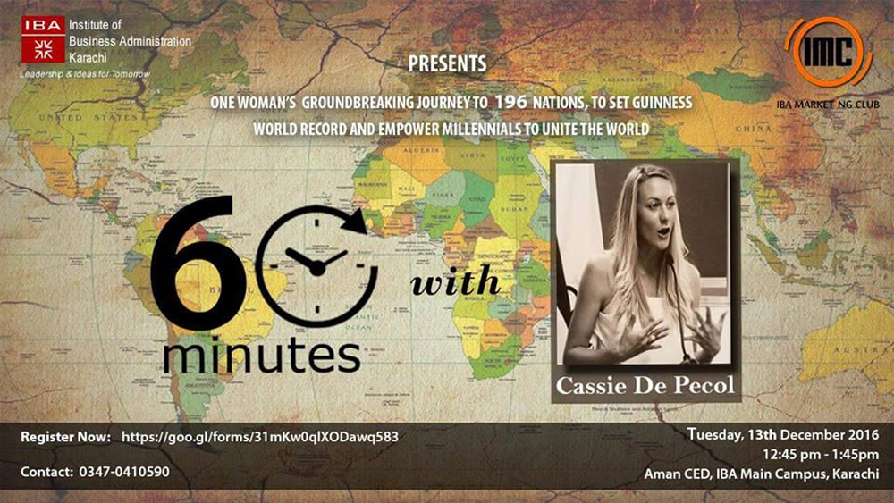 60 Minutes with Cassie D. Pecol