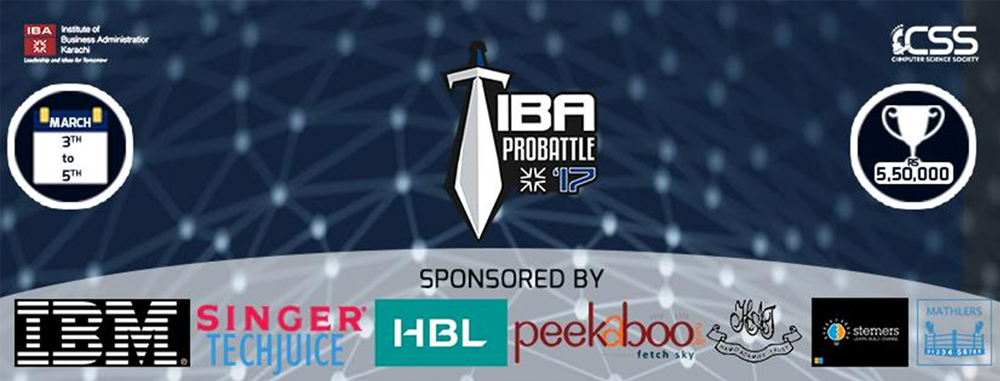 IBA's Computer Science Society (CSS) held its 5th edition of ProBattle  at IBA Main Campus